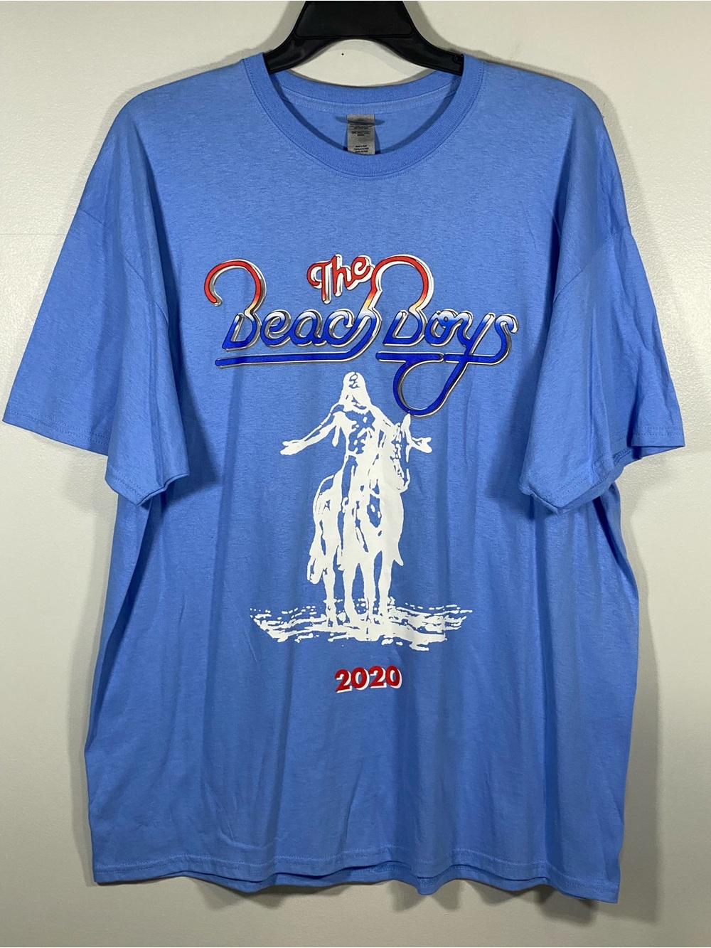 Gildan Light Blue The Beach Boys 2020 Graphic Tee